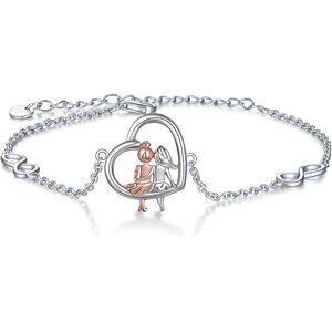 2 Sisters Sisters Bracelet Sterling Silver 2 Sister Anklets